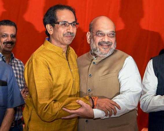 Shiv Sena to contest 23 seats, BJP 25 in Lok Sabha polls; 50:50 for Assembly