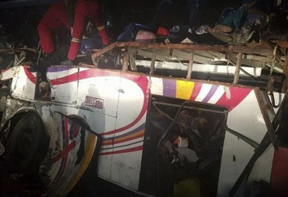 24 killed in bus crash in Bolivia