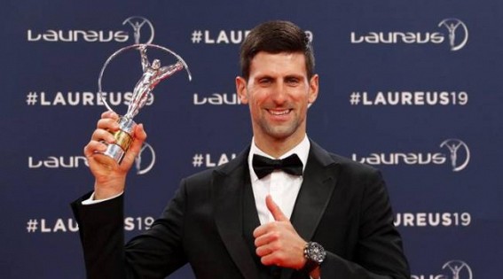 Djokovic, Biles win Laureus Sports awards