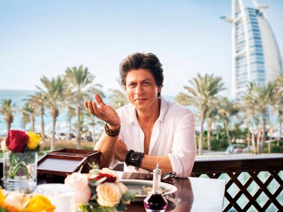 SRK's tryst with mysterious woman in Dubai