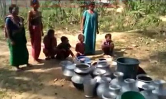 Water crisis hits ADC areas in Tripura