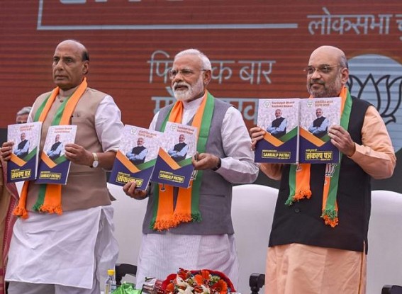 Blunder in BJPâ€™s Election manifesto, says, â€˜commit crimes against womenâ€™