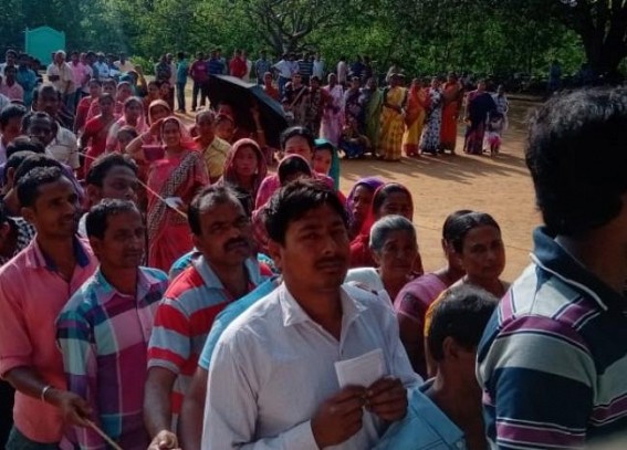 25% voting recorded in Tripura LS polls