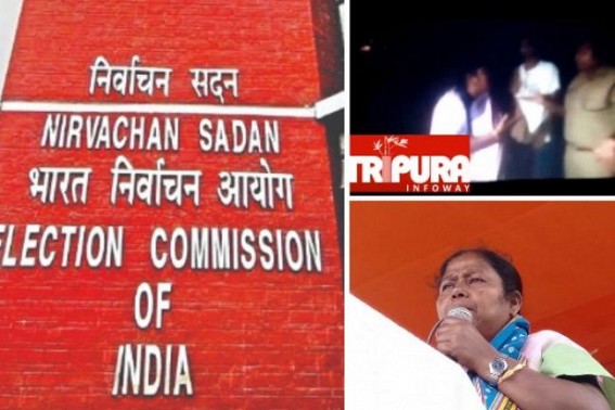 Election Commission orders investigation against Pratima Bhowmik for midnight visit in Chanmari clash spot, threatening IPS Officer