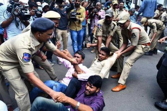 Protest intensifies in Telangana over exam goof-up