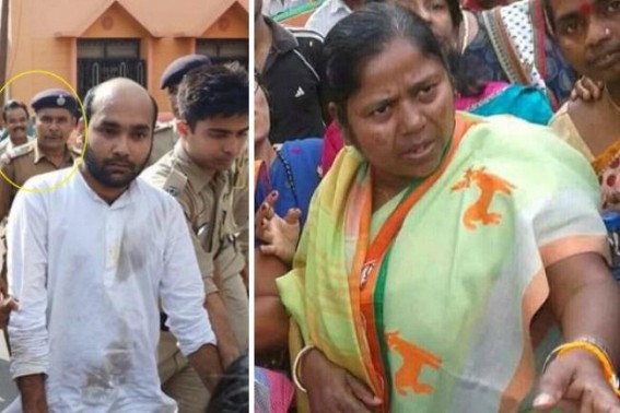 Journalist arrested with fake charge in Tripura : No FIR against BJP MP candidate Pratima Bhowmik after murder threat to IPS Office on camera