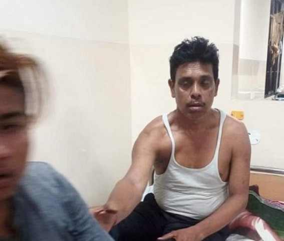 Man beaten by wife for not joining BJP in Tripura
