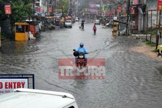 Rain, heavy thunderstorms likely in Tripura