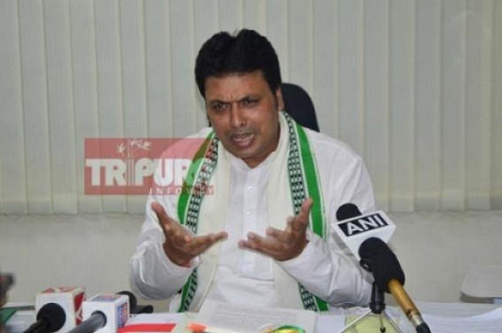 Biplab Deb alleges â€˜Bivishanâ€™ in Govt, says, â€˜Will make sure, Bivishan can not stay in Tripuraâ€™