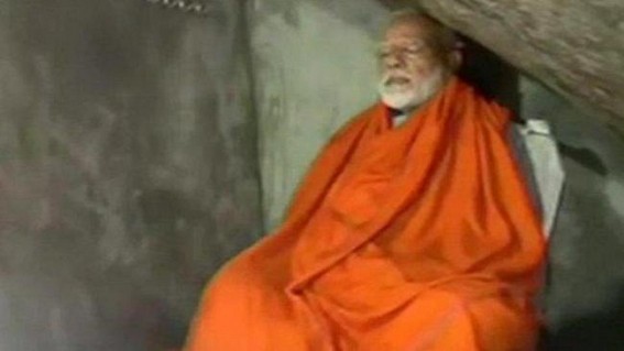 India : Modi Meditates in Cave 