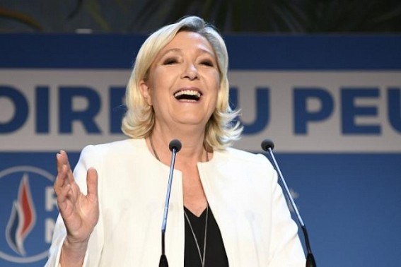 EU Parliament elections: Far-right Marine Le Pen declares victory over Macron