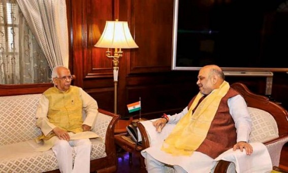Governor meets Modi, Shah amid Bengal violence 