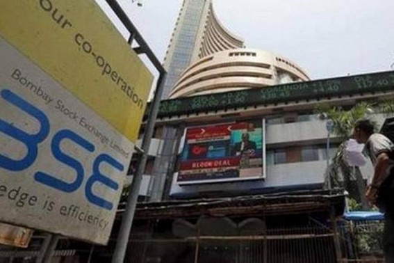 Sensex ends marginally lower, Brent jumps by 4%