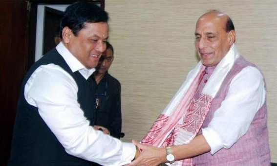 Assam CM meets Shah and Rajnath, discusses state's issues