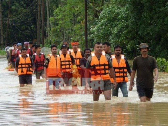 Tripura Govt sought â€˜Special Packageâ€™ to end devastating flood problems permanently, demands to depute high level team by NITI Aayog