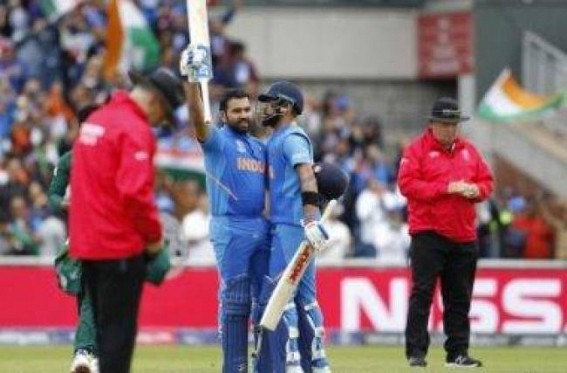 Rohit smashes ton, breaks 23-yr old record with Rahul