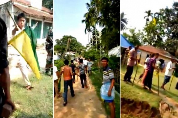 Ruling BJP, IPFT clash in Tripura turns critical : Mob-gathering, stone pelting becoming unmanageable for Security personnel