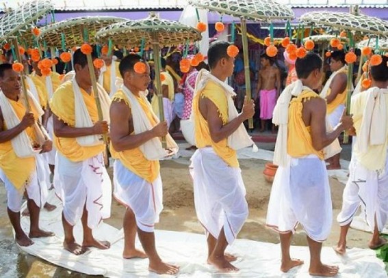 Preparation for traditional Kharchi Puja begins in Tripura