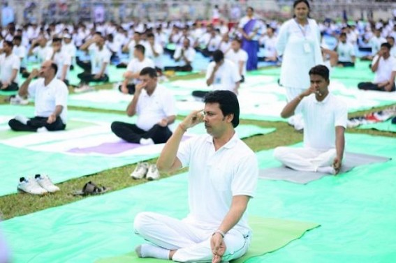 Tripura observes Yoga Day with enthusiasm