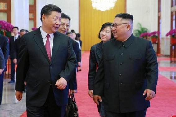 Xi returns to China after N. Korea state visit