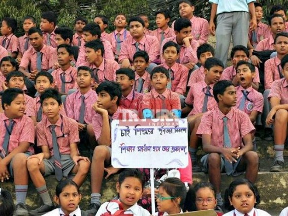 25% reservation for poor children in private schools will be imposed in Tripura after 10 years deprivation of Right to Education Law