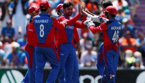 Afghan spinners restrict Indian batsmen to 224/8