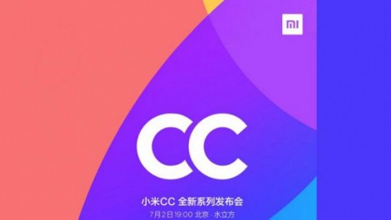 New Xiaomi CC smartphone series to launch on July 2