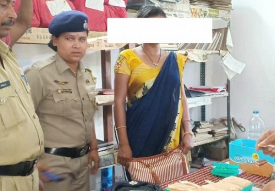 Women are now mostly employed for drug-smuggling in Tripura, 1 arrested in Teliamura Railway Station