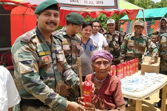 Anti-malaria campaigning conducted by Assam Rifles