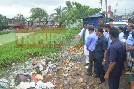 CMâ€™s bold initiatives failed to wake up CPI-M ruled AMC : Biplab Debâ€™s field visits exposed AMC Councilors inactions, drainage problems, Agartalaâ€™s piled up garbage problems