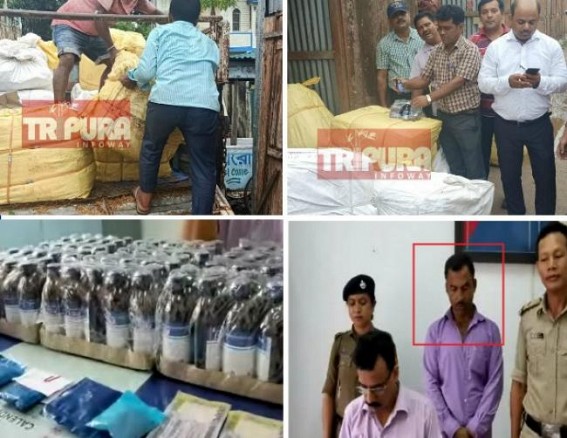 Tripuraâ€™s organized Narcotics smuggling kingpins dodge arrests under Political cover : Police only arresting petty drug peddlers, regular raids yet to unearth kingpins 