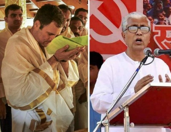  Manik Sarkar hits Rahul Gandhi for â€˜bare bodyâ€™ temple runs to compete with BJPâ€™s 'Jingoistic' Hindutva approach