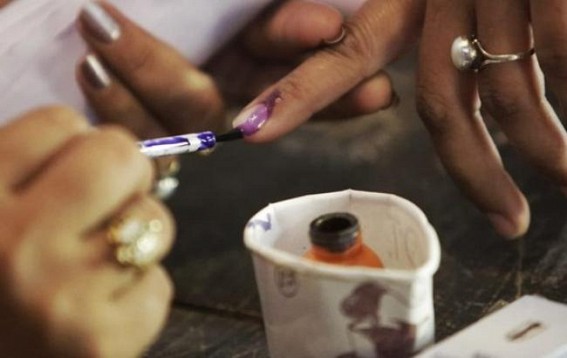 Voting-Demonstration conducted for Tripura Panchayat Election