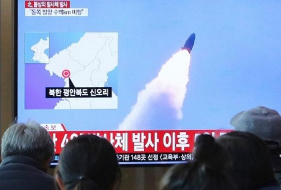 N. Korea fires 2 short-range missiles into East Sea 