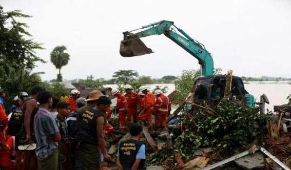 Toll in Myanmar landslide reaches 48 