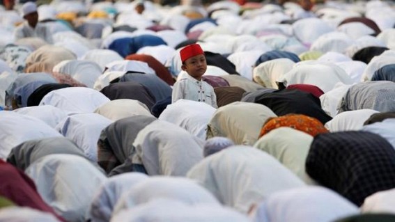 Muslims celebrate Eid al-Adha religious holiday