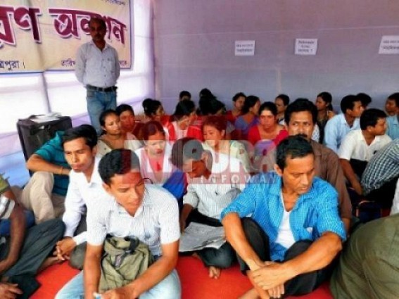 Tripura SSA teachers striving for Regularization : Assam, Nagaland, Manipur, J&K, Orissa regularized SSA teachers