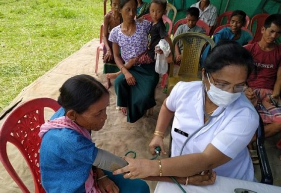 Assam Rifles continues â€˜social worksâ€™, Medical camp held at Gomati District 