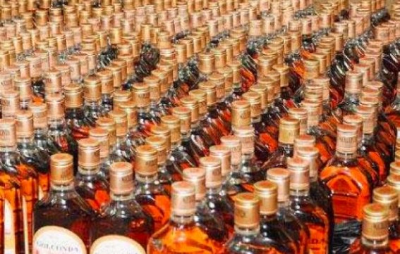 100 litres local illegal liquor seized by Police