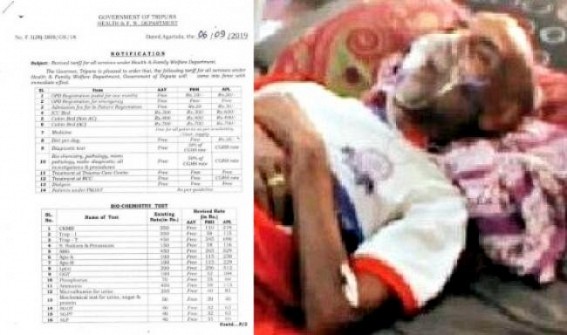 Tripura Govt failed to withdraw inhuman circular of scrapping free medical service in Hospitals : Paresh Modakâ€™s death was due to lack of â€˜operationâ€™ money, confirmed by GB Doctors,  Modakâ€™s wife