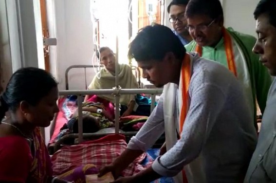 After 'Scrappingâ€™ Free Medical Services from State Hospitals, now BJP kariyakartas donated â€˜Piecesâ€™ of Sweets to mark PM Modiâ€™s birthday in Tripura