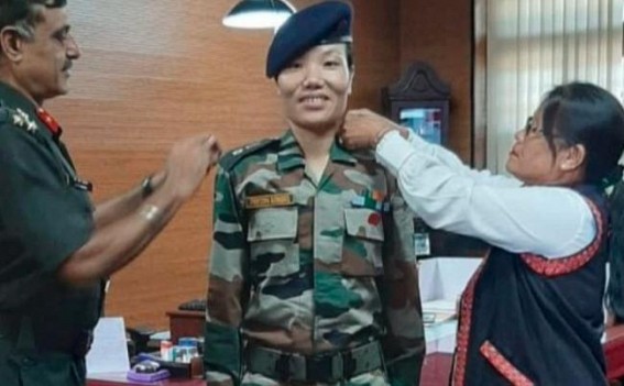 Ponung Doming becomes Arunachal's first woman officer to be appointed as Lieutenant Colonel in Indian Army