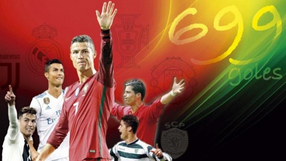 Ronaldo a step away from 700 career goals