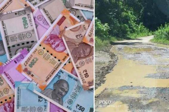 Tripura BJP Govtâ€™s â€˜Fuel Taxâ€™ hike for PWD maintenance works turning to a major Scam, deplorable roads statewide