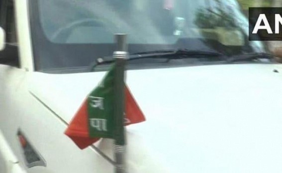 BJP MLA accuses AMU of removing party flag from car