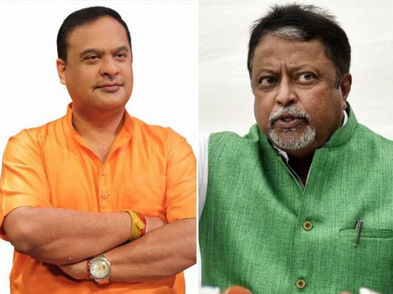 A holy dip in BJP can purify one's all sins ! Mukul Roy, Himanta Biswa cited examples