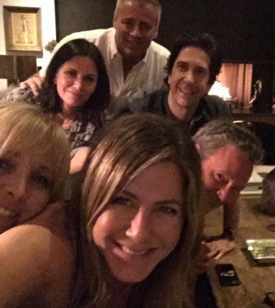 Aniston's 'Friends' reunion talk gets Twitter excited