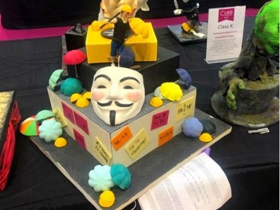 HK 'protest' cake disqualified from UK competition