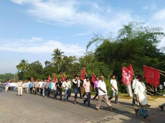 CPI-Mâ€™s protest at Bagma against Policeâ€™s inhuman torture on Badal Chowdhury