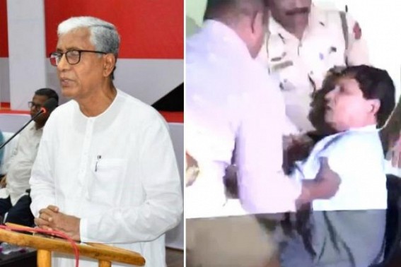 â€˜Ribbon cutting BJP Govt standing on Left Govtâ€™s land ; Filthy stories against Badal Chowdhury is to repair BJPâ€™s dirty face exposed to publicâ€™ : Manik Sarkar
